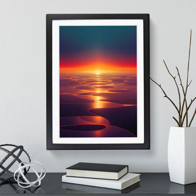 Fancy Sunset - Framed Print
