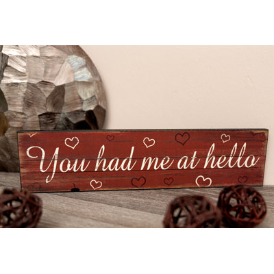 You Had Me at Hello