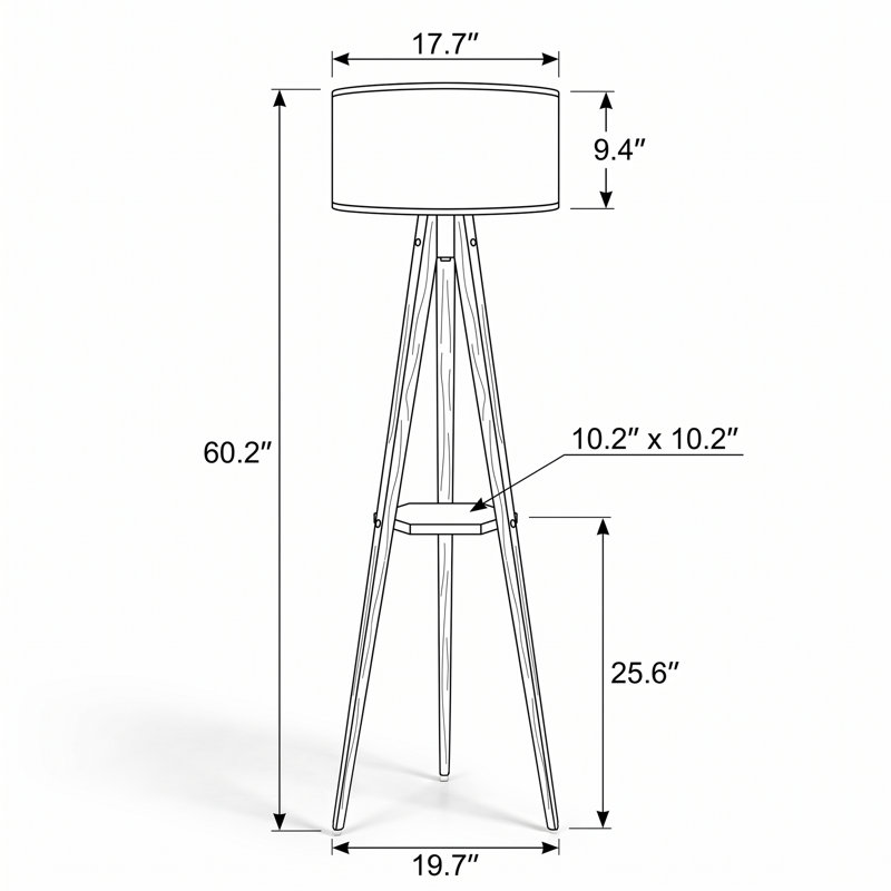 Lampe sur pied Eclipse