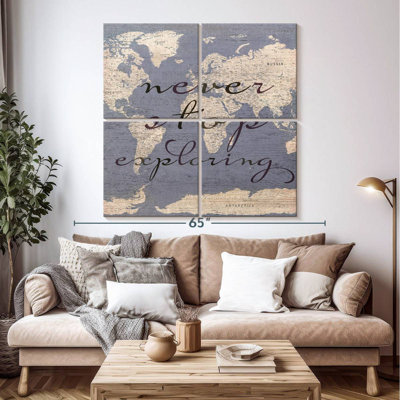 Tergel Never Stop Exploring World Map