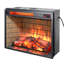 Foyer chauffant à quartz 23 pouces - version bûche de bois. Génération de chaleur 1500W. 5000 par heure. Effet de flamme réaliste. 4 niveaux de luminosité réglables. / Ul. Double mesure. Énergie