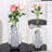 Cerrie Glass Table Vase With Water Holder Container