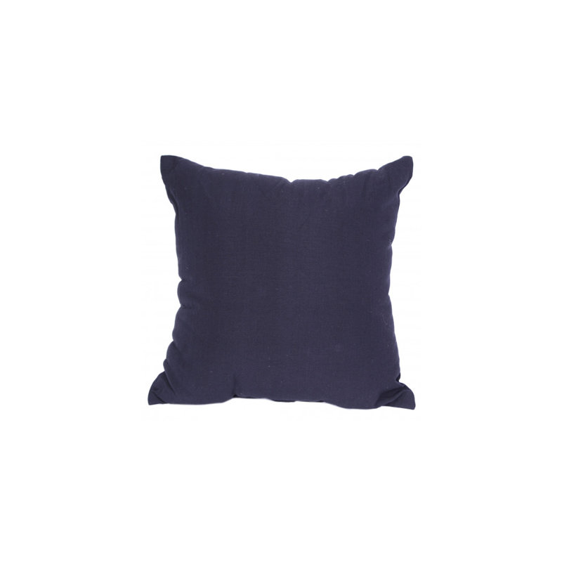 Cotton Throw Pillow, Black