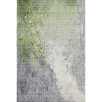 Premium Machine Washable Mayfield AMF1842 Abstract Rug