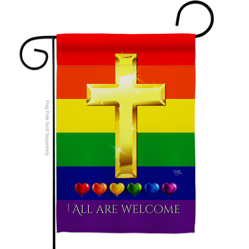 Double Sided 18.5'' H x 13'' W Polyester Garden Flag