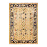Classic One-of-a-Kind 6' 2" X 9' 1" Hand Knotted Area Rug