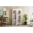 Free Standing 5 Tier Bookshelves, Bookcases Set Of 2, Farmhouse Two-Tone Storage Cabinet With Adjustable Shelves, Modern 72"H Kitchen Pantry Cabinet For Living Room, Home Office