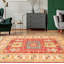 Tapis rouge foncé Finest Ghazni 6 pi 7 po x 9 pi 6 po