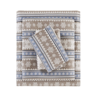 Woolrich 100% Cotton Flannel Sheet Set