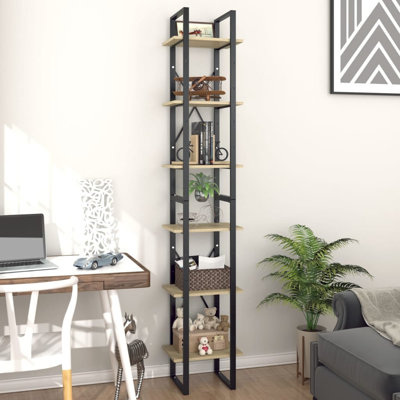 Ayalah 210cm H x 40cm W Wood Etagere Bookcase