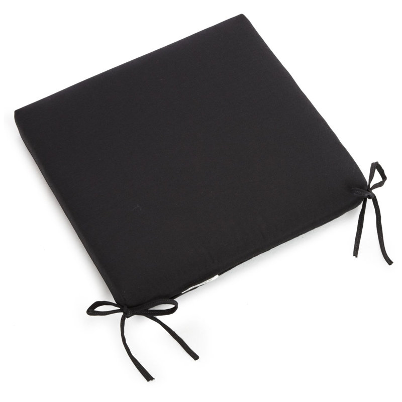 Coussin de chaise d'intérieur, Noir