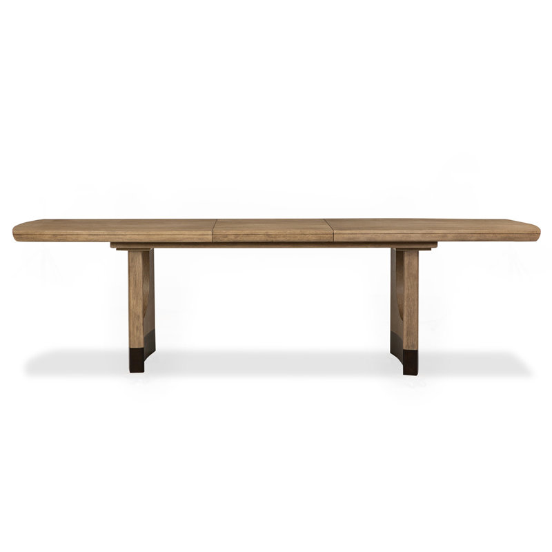 Table de salle à manger extensible à tréteaux
