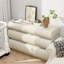 Commode 6 tiroirs pour la chambre à coucher - Blanc, commode moderne sans poignée avec rangement large