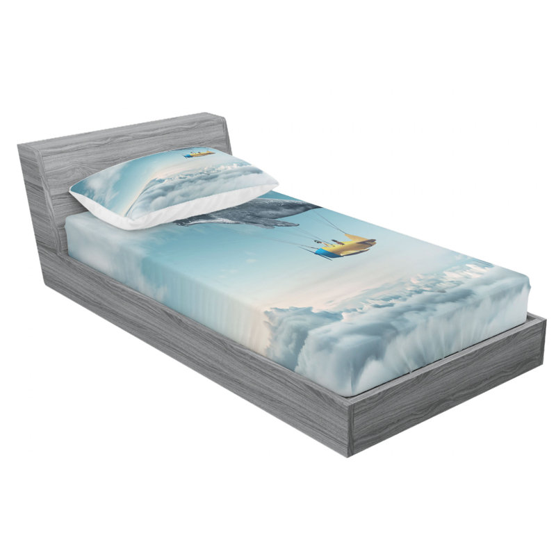 Microfiber Sheet Set, Full Sheet Set with Fitted Sheet