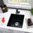 18.11'' L Single Bowl Quartz Kitchen Sink-107731903