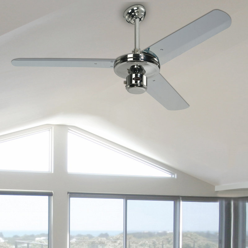 Bracelynn 122cm Ceiling Fan, Chrome