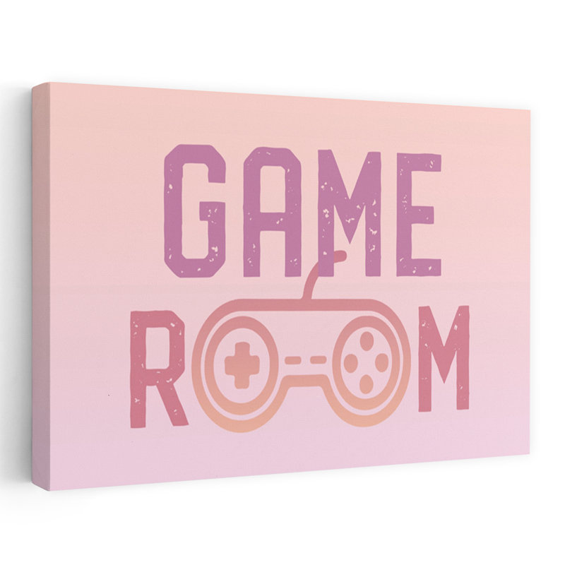 Girly, salle de jeux, art abstrait contemporain, H 48 po x l 32 po