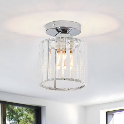 Crystal Semi Flush Mount