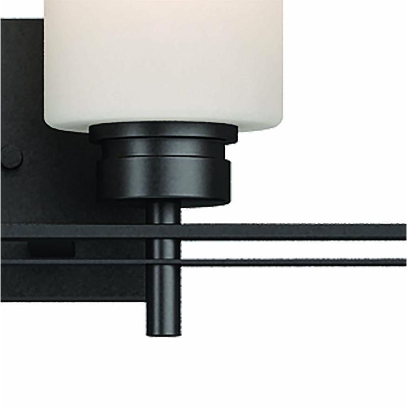 Applique murale d'intérieur 4 lumières pour salle de bain ou meuble-lavabo Carena