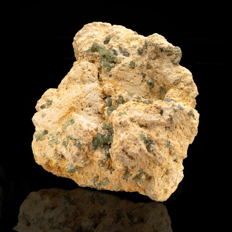 Demantoid Garnets in Matrix // 3.28 Lb.