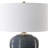 Avyonna Glossy Blue Table Lamp