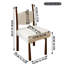 French Retro Solid Wood 2-pack Household Dining Chair With Antique Style, Light Luxury Bedroom, Small-sized Makeup Chair