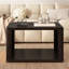 Table basse carrée pour le salon en ferme Table basse avec rangement, table centrale à 2 niveaux avec compartiment de rangement semi-ouvert de 30,8 po-439976129