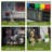 COMHOMA Shed Outdoor Storage Shed Metal, Lockable Doors Tool Sheds With Sloping Roof, Steel Garden Shed With Air Vent For Backyard, Patio, Lawn, Poolside(Grey,6'X4')-124890433-124890435