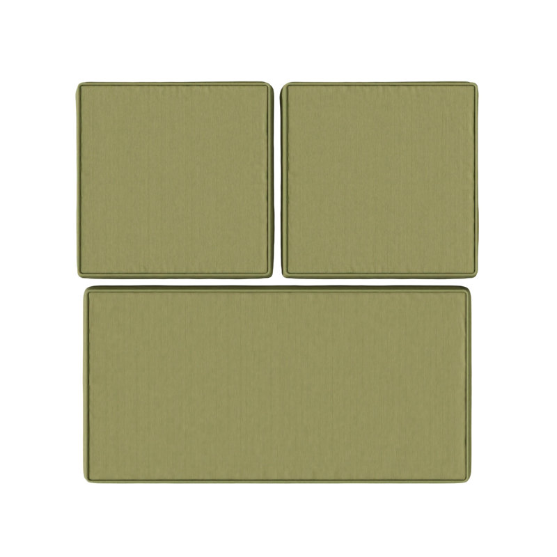 Ensemble de coussins de siège d'extérieur de 3 po (coussins seulement), Vert clair