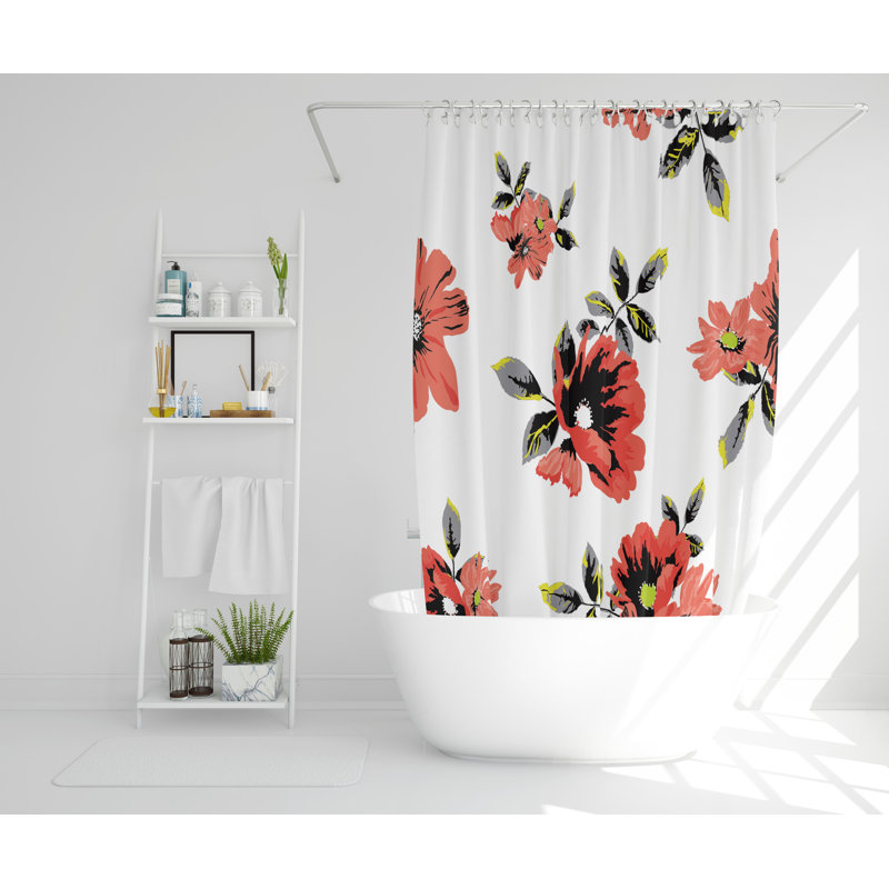 Hartvigsen Polyester Shower Curtain, 177cm H x 177cm W