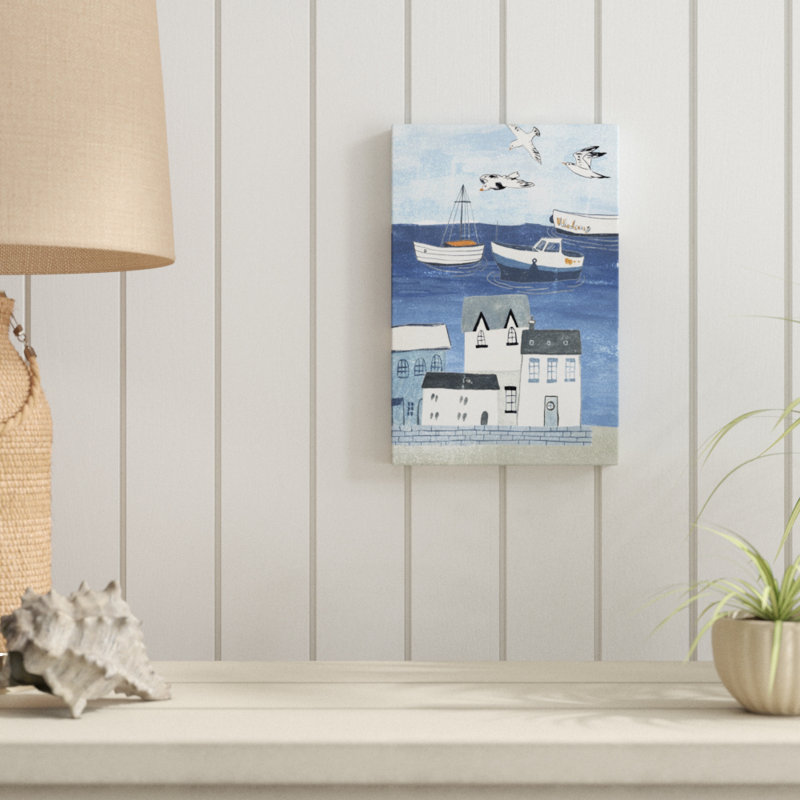 Sailors Rest I by Melissa Wang - Painting, 30cm H x 20cm W, Wrapped Canvas