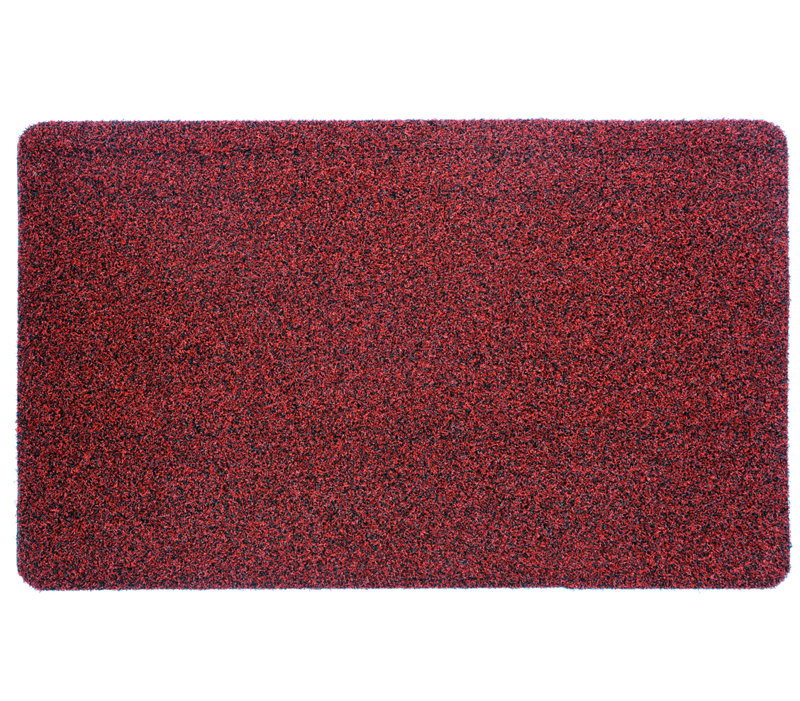 Tapis de porte Berglind, rouge