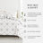Edgy Flowers Pattern Reversible Duvet Cover Set-1456675868