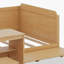 Lit de jour simple Marblehead avec tablettes de rangement et casiers, bureau d'étude et tabouret-1010263210