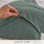 Ensemble de draps 4 pièces en mousseline de coton blanc et beige-115101394-125420997