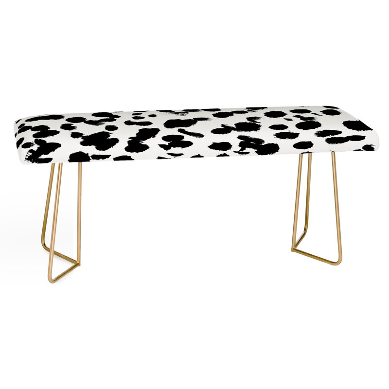 Faux Leather Upholstered Bench