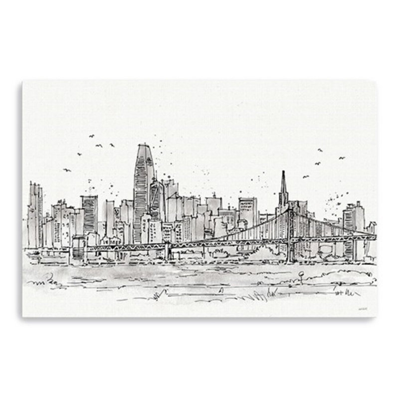 Art mural monochrome sans cadre