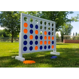 Yard Games 3 x 2ft Giant 4 In a Row Backyard Multi Player Outdoor Game  (Used)