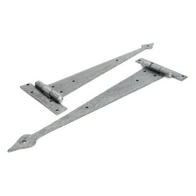 12.9cm H x 38.6cm W Surface Mount Pair Door Hinges