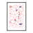 Toile avec cadre gris