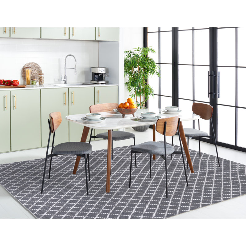 Tapis en coton tissé à plat Breckenridge, Rectangle 8 pi x 10 pi