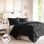 Ensemble d'édredon en duvet synthétique réversible 3M Scotchgard