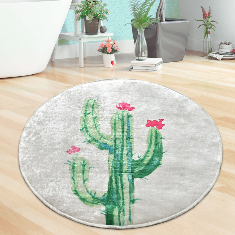Tapis de bain de qualité supérieure, diamètre de 39,4 pouces, 100% polyester, antiallergique, anti-poussière et antitache, surface antidérapante | Lavable à la machine à 86 ° F, 700 g / m² | Doux et durable pour la sécurité et le confort de la salle de bain