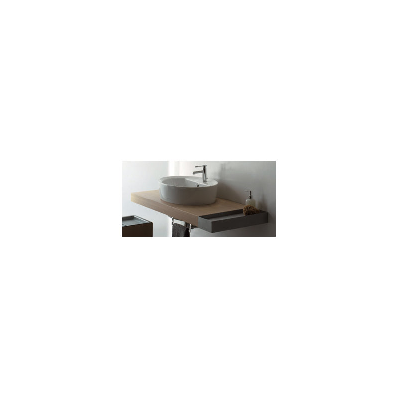 Dessus de meuble-lavabo en bois 59 "Line, Chêne