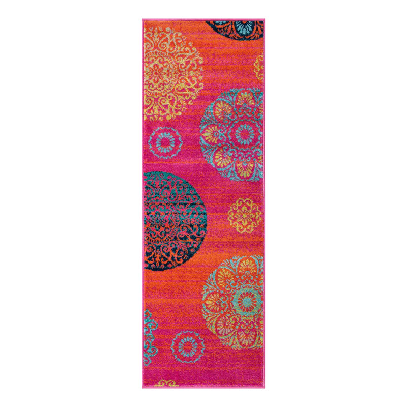 Akridge Floral Indoor Rug, Runner 2' x 6'