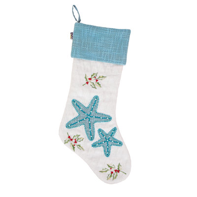 Blue Starfish Stocking