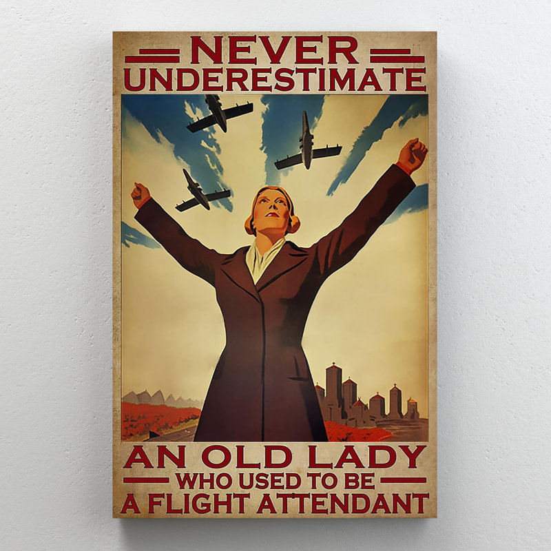«Who l'habitude d'être un agent de bord - 1 pièce Rectan qui l'habitude d'être un agent de bord - 1 pièce», reproduction d'art graphique sur toile tendue