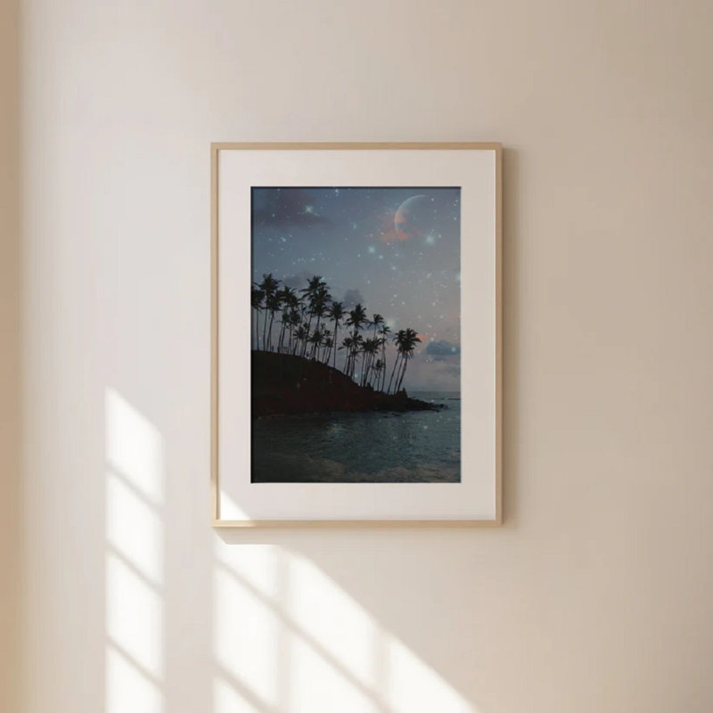 Palm Galaxy Print, 40cm H x 30cm W
