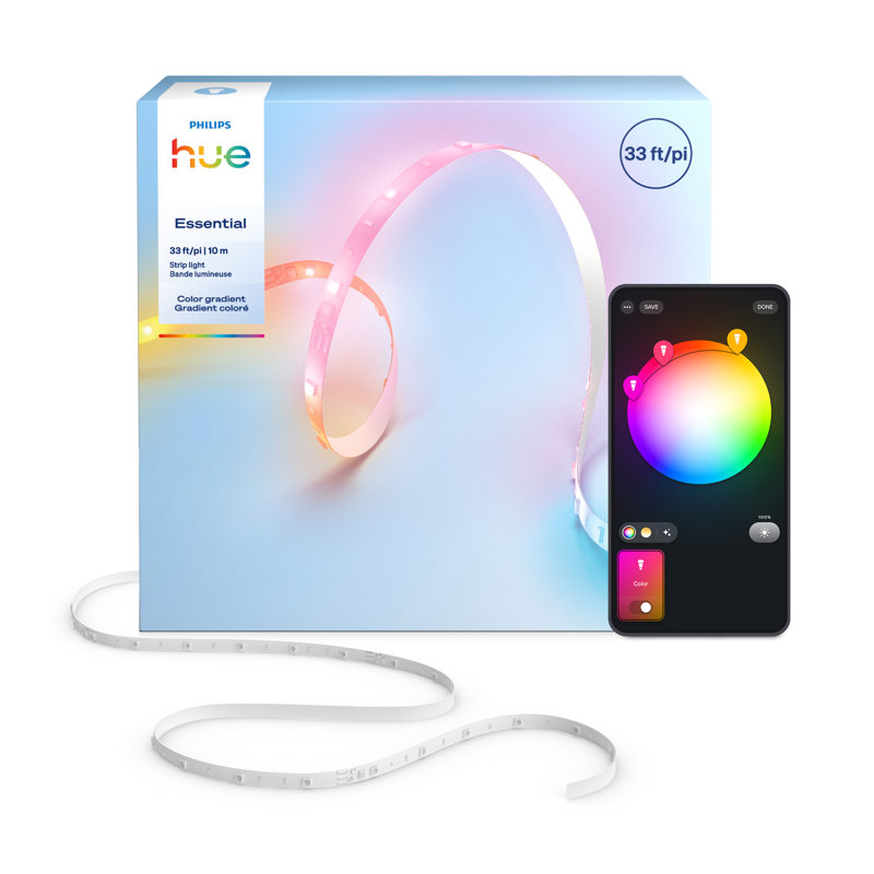 Philips Hue Essential Lightstrip 16ft, 33ft