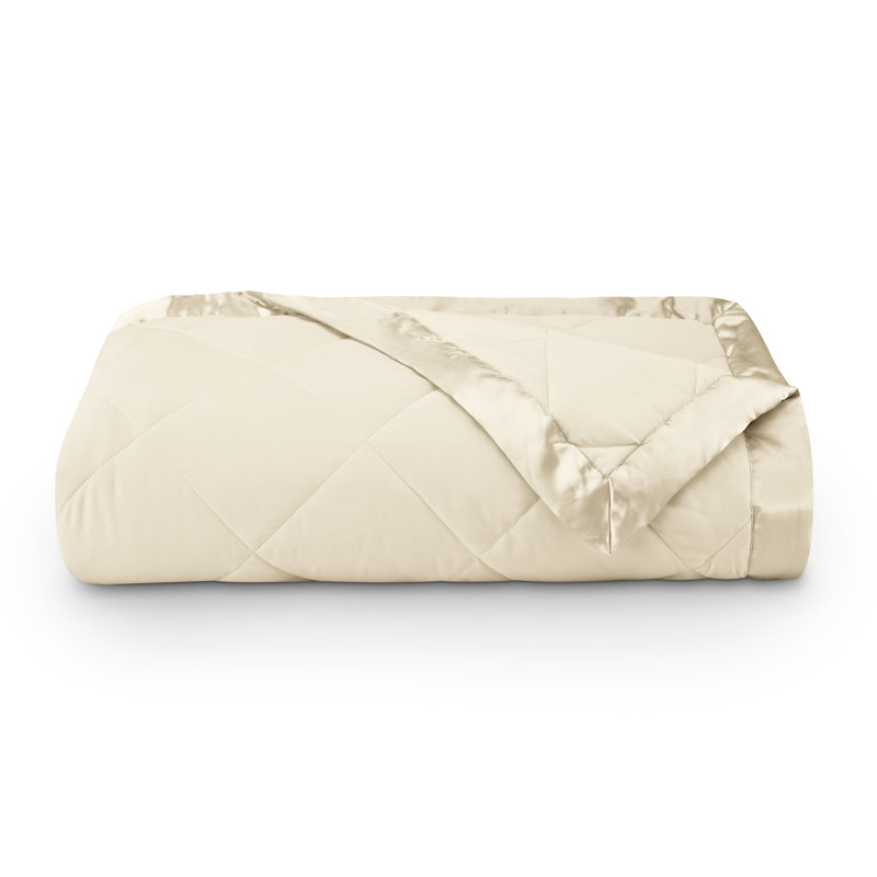  Édredon simple matelassé, Édredon simple, Beige crème